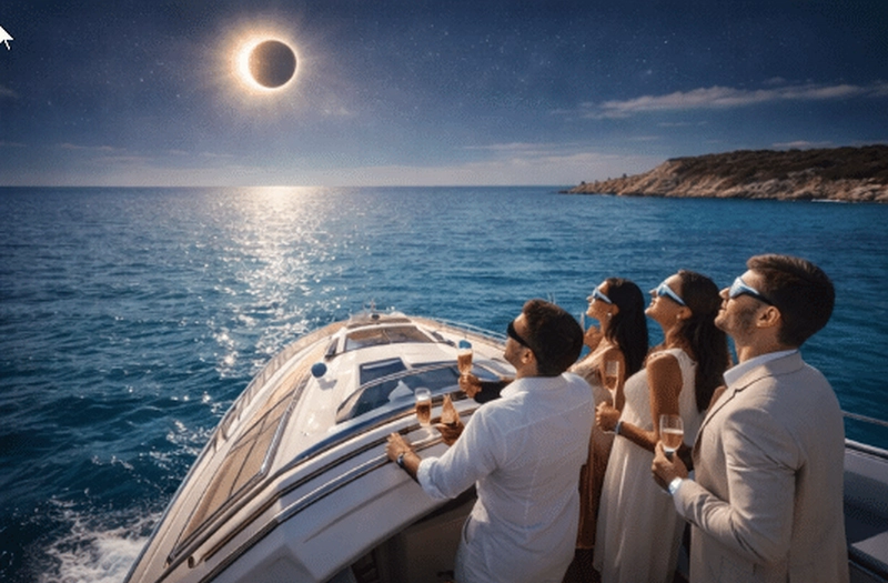 Éclipse solaire 12.08.20 / Eclipse - Rent Boat